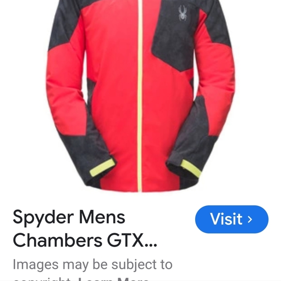 Men Spider winter jacket size M new without tags - Picture 3 of 5